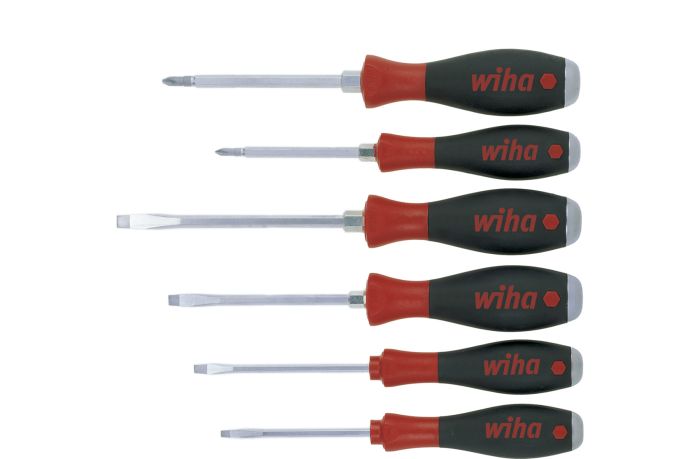 wiha - Set surubelnite, SoftFinish, drepte, Philips si hexagonale, 6 piese [WH21250]