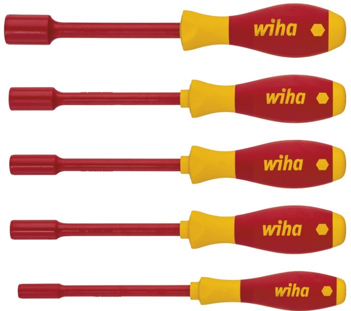 wiha - Set de surubelnite electricieni, SoftFinish, hexagonale, 5 piese [WH29466]