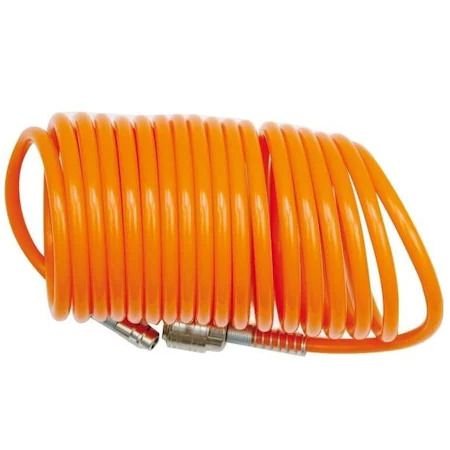 Furtun flexibil spiral 8×10 mm cu cuple tip German 10m [371.05.10]