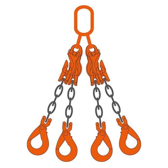 Dispozitiv de ridicare Rema RMA-RDG-RCS cu 4 lanturi 6mm 2940kg 2m