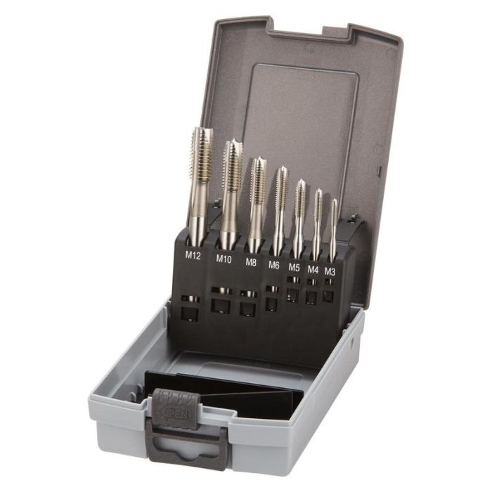 fortis - Set tarozi de masina HSSE DIN371/376, forma B, M3-M12 [4317784745147]