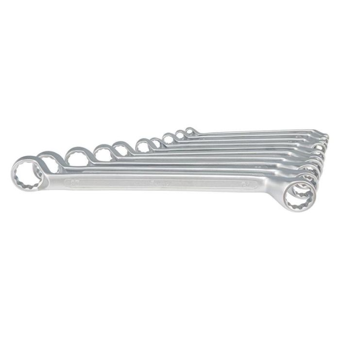 Set chei inelare cotite Fortis, DIN838, 6-27mm, 10 piese