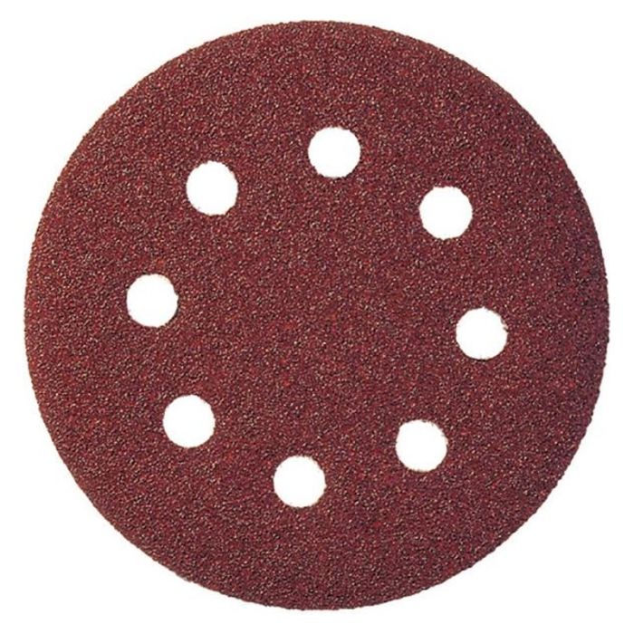 Disc abraziv corindon Forum, velcro, 8 gauri, 125mm, G120, 100 bucati