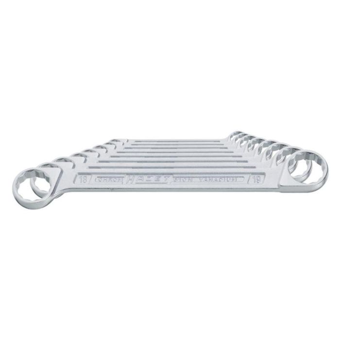 Set chei inelare Hazet, DIN837B, 6-22mm, 8 piese