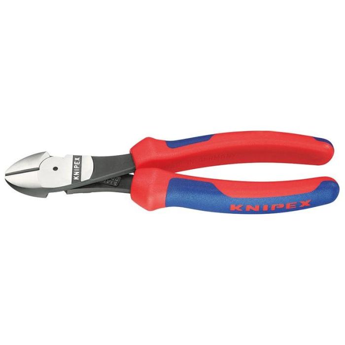 Cleste cu tais lateral Knipex de forta maner multicomponent 180mm