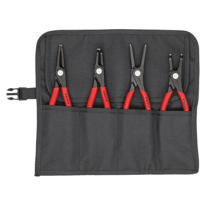 Set clesti inel siguranta Knipex seria 48 si 49 J2 J21 A2 A21 4 piese in husa