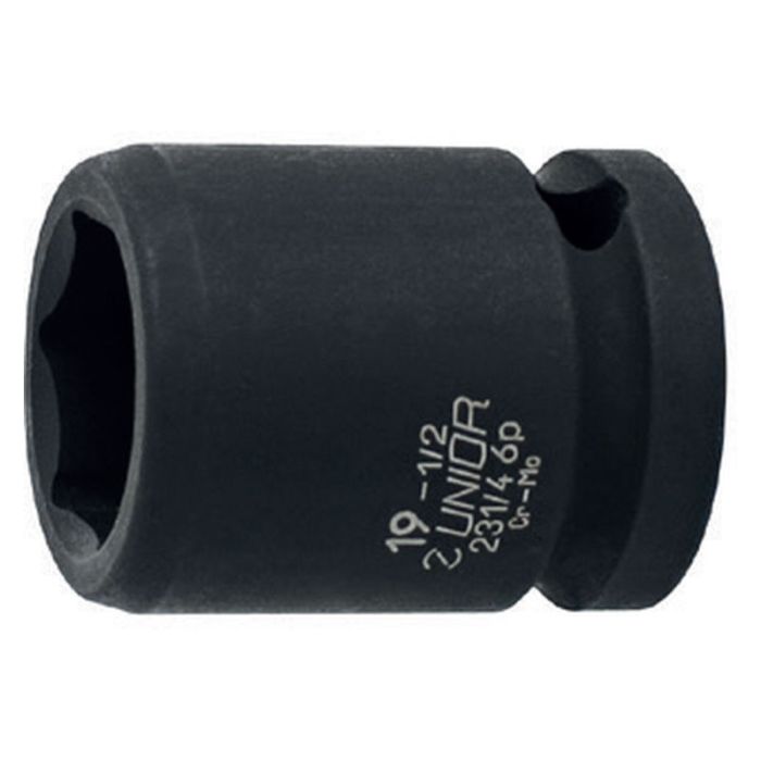 Cap cheie tubulara de impact Unior, 1/2", 18mm