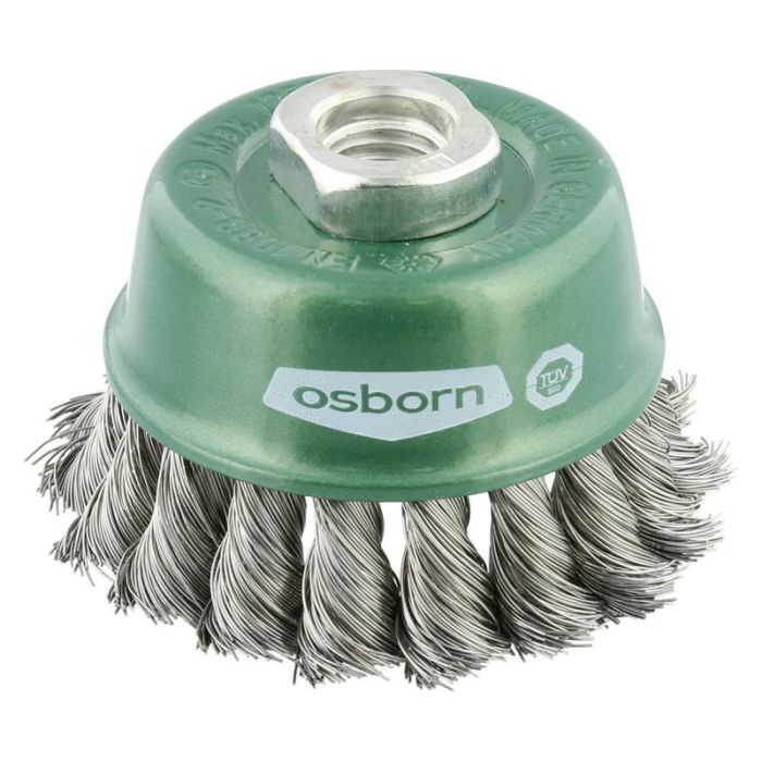 Osborn - Perie de sarma antirugina M14 65mm impletit tip cupa [2608331]