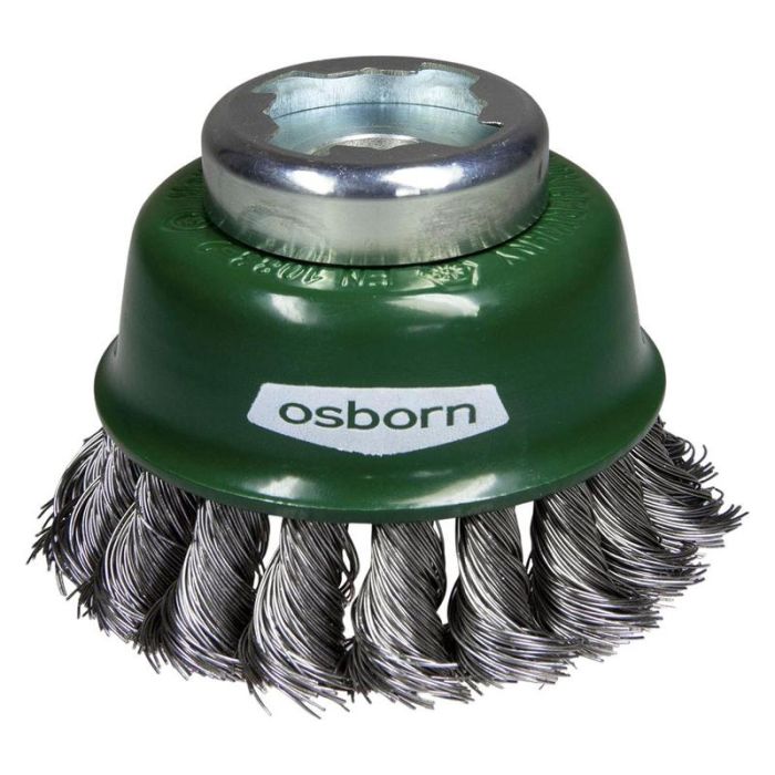 Osborn - Perie de sarma X-LOCK INOX impletit tip cupa 65x0.35mm [0004-608331]
