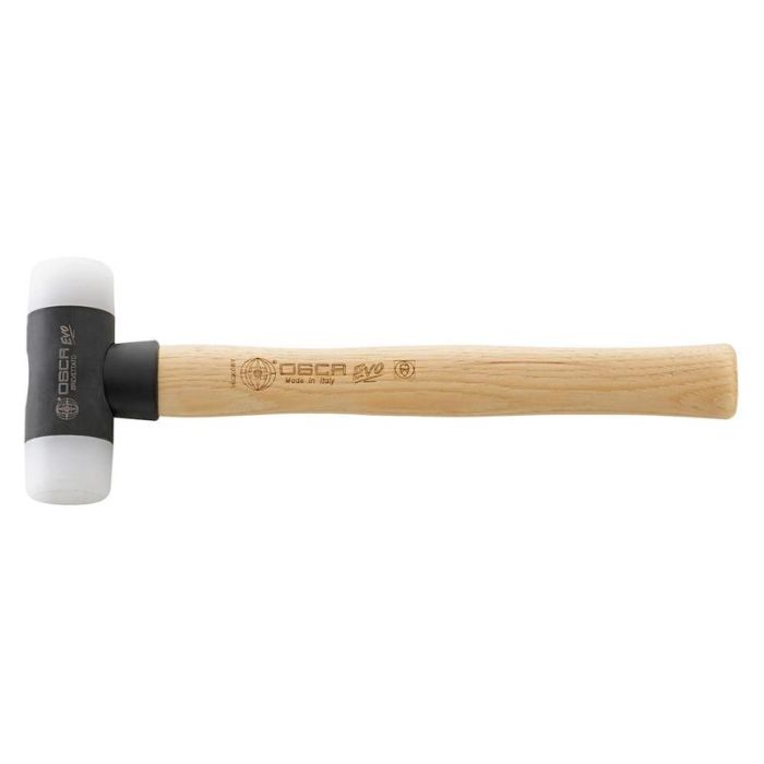 Osca - Ciocan cu cap moale EVOSOFT maner lemn Hickory 40mm Nylon/Otel [PF090HN40]