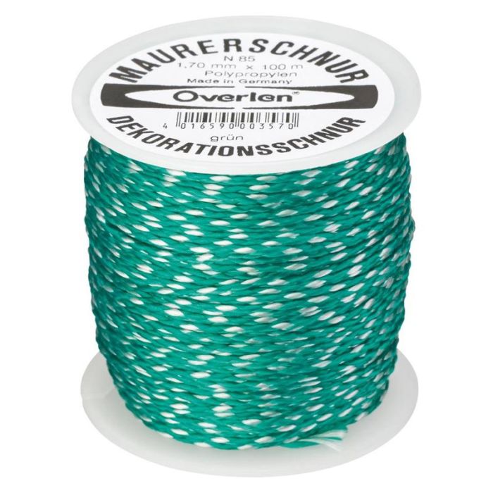 Overmann - Snur de trasare PP 1.7mm x 100m verde [008501700201000AA]