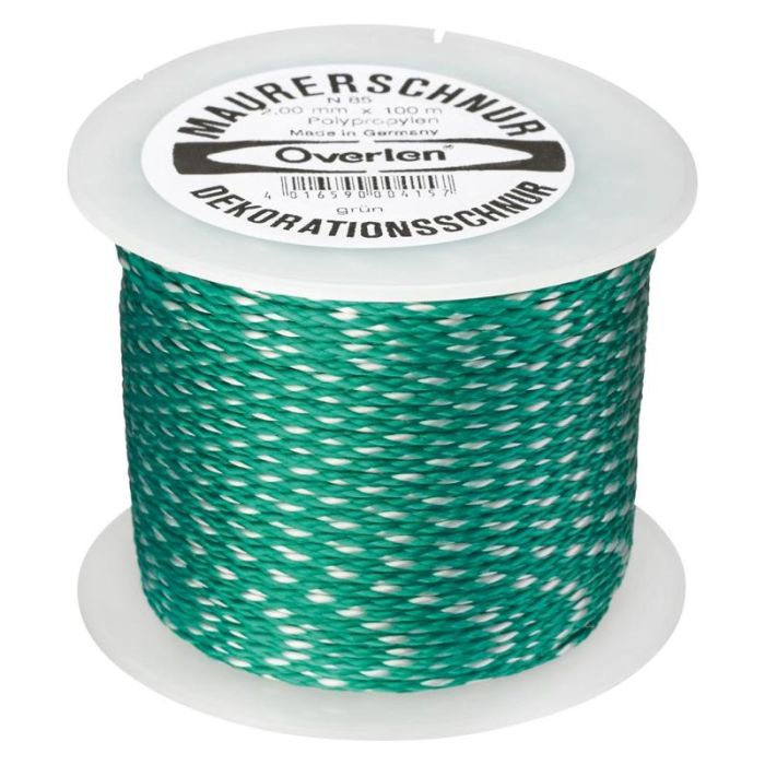 Overmann - Snur de trasare PP 2.0mm x 100m verde [008502000201000AA]