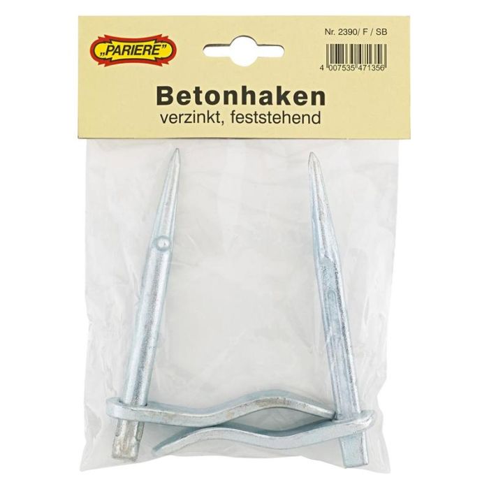 Carlig rotativ galvanizat pentru beton Pariere 150mm, 2 bucati