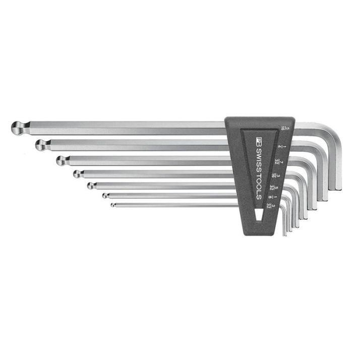 PB Swiss Tools - Set chei imbus 3/32-5/16" cap cu bila, 7 piese [PB212.LDH-10.7]