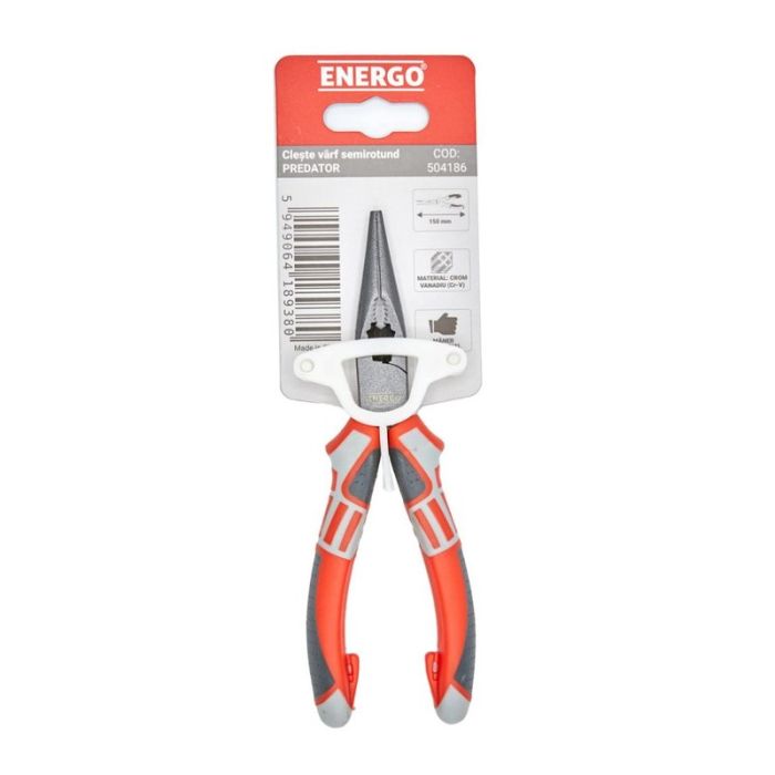 Cleste varf semirotund predator 150 mm maner bimaterial ENERGO