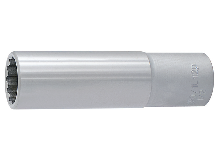 Cap cheie tubulara Unior, lunga, 1/2" cu 12 laturi, 30mm