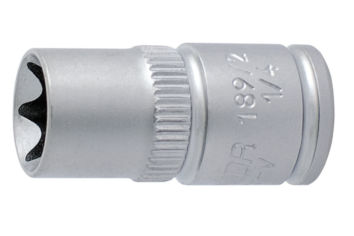 Cap cheie tubulara Unior, 1/4", E 4
