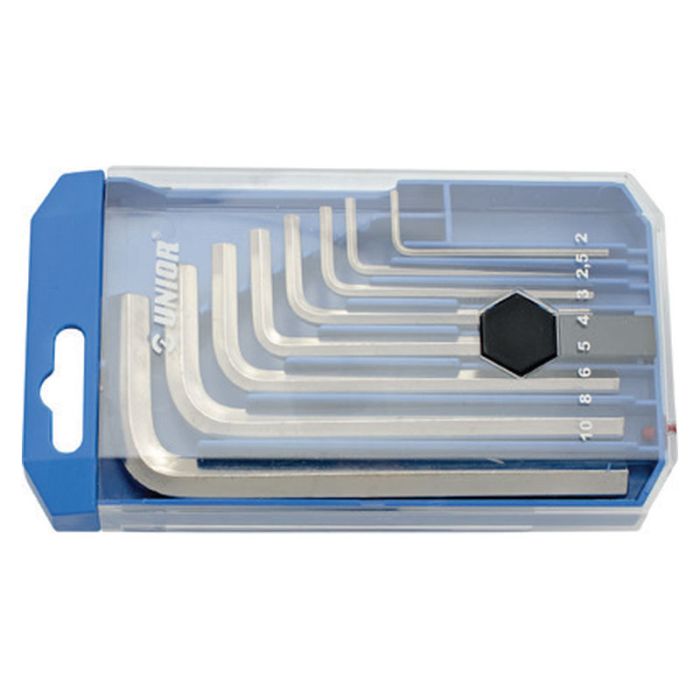 Set chei hexagonale in L Unior 220/3PB1, 5/64" - 3/8", 8 piese