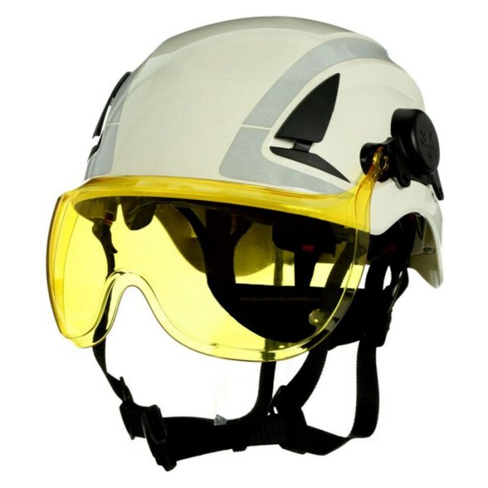 Viziera 3M X5-SV03-CE, policarbonat, galbena, pentru casti seria X5000/X5500
