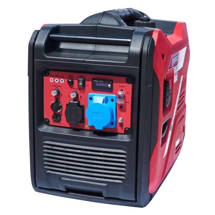 Generator portabil inverter GS5000E carcasat cu roti Pmax 5.5kW/230V rezervor 11L benzina ATS optional start electric ENERGO