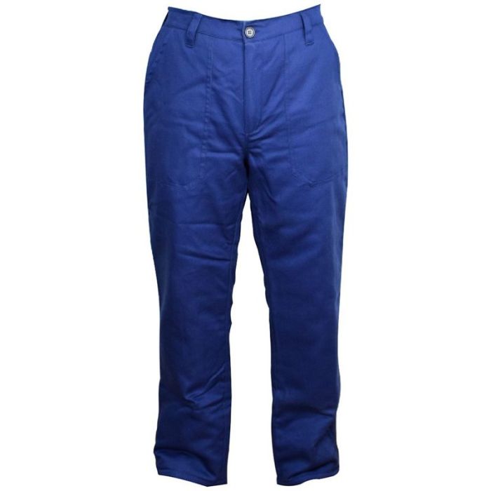 Pantalon talie vatuit iarna ARCTIC marimea 58 albastru marin bumbac 250g/mp ENERGO