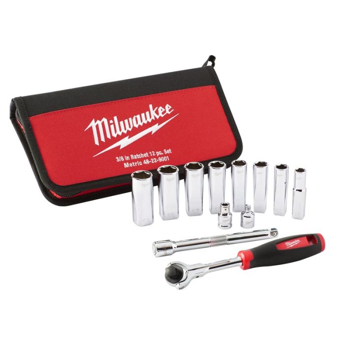 Trusa de scule Milwaukee, 12 piese