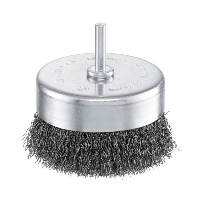 STANLEY - Perie sarma impletita tip cupa cu tija pentru metale, 85x6mm, grosier [STA36050-XJ]