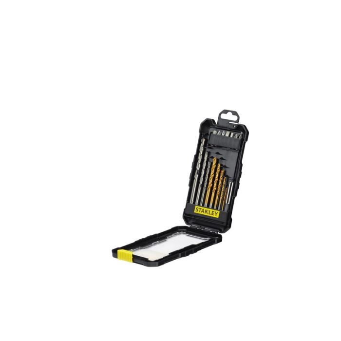STANLEY - Burghie titanium metal/zidarie, 16 piese [STA7221-XJ]