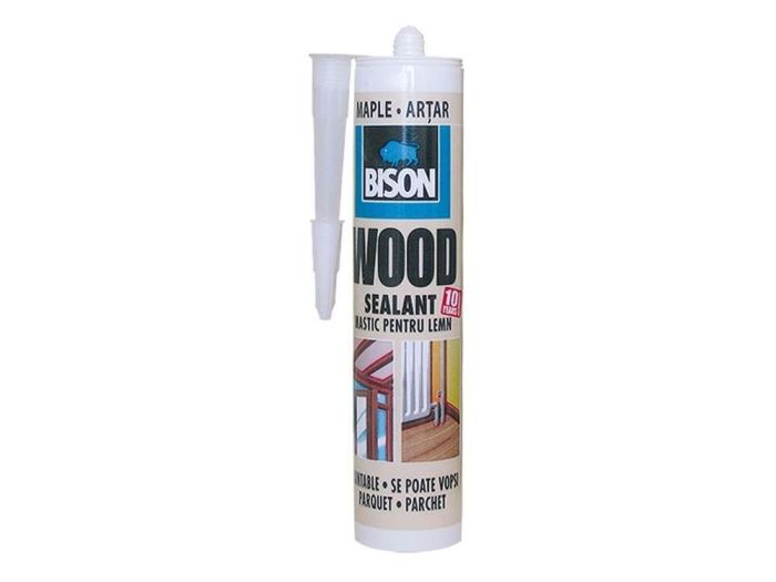 Bison - Silicon mastic etansare lemn, stejar artar 300ml [420018]