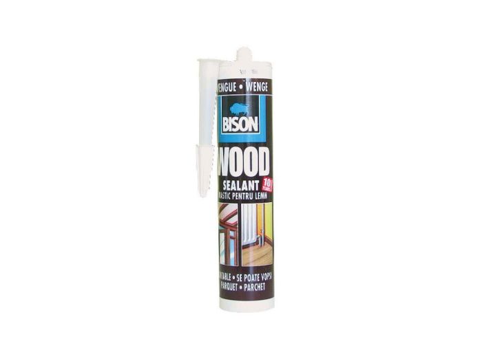 Bison - Silicon mastic etansare lemn, wenge 300ml [420019]