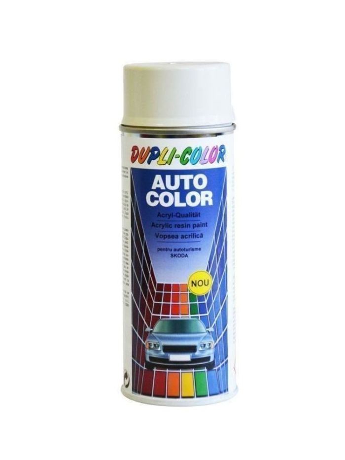 Duplicolor - Vopsea retus auto, Skoda Alb Candy, cod 1026, 400ml [350500]
