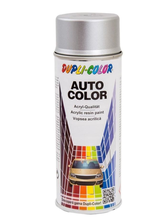 Duplicolor - Vopsea retus auto, metalizat Gri Platina LOGAN, cod 289408, 350ml [350454]