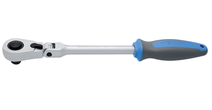 Antrenor cu clichet reversibil articulat Unior, 3/8", 260mm