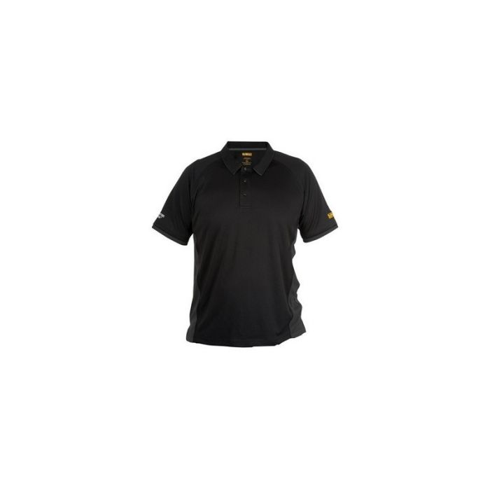 DeWALT - Tricou polo din poliester, negru/gri, mas. XL [DWC35-014-B/G-XL]