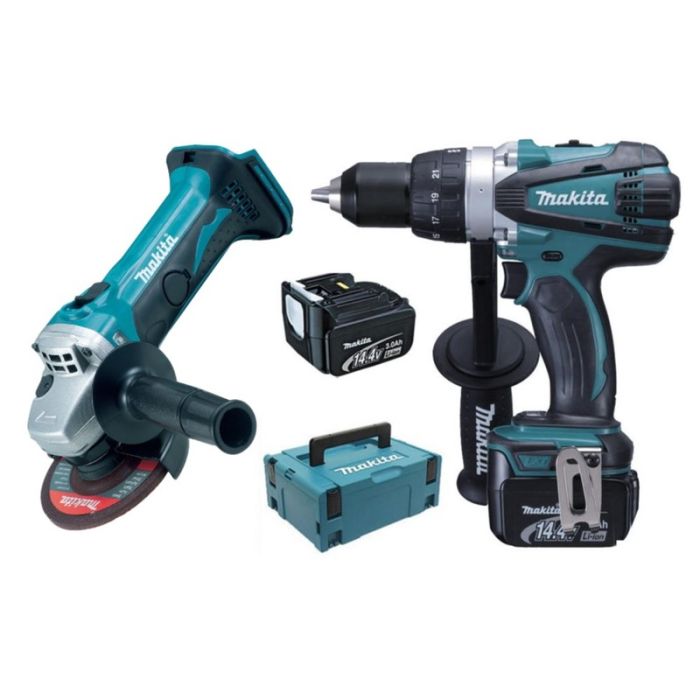 Pachet 2 scule Makita DDF448RMJ + DGA450Z