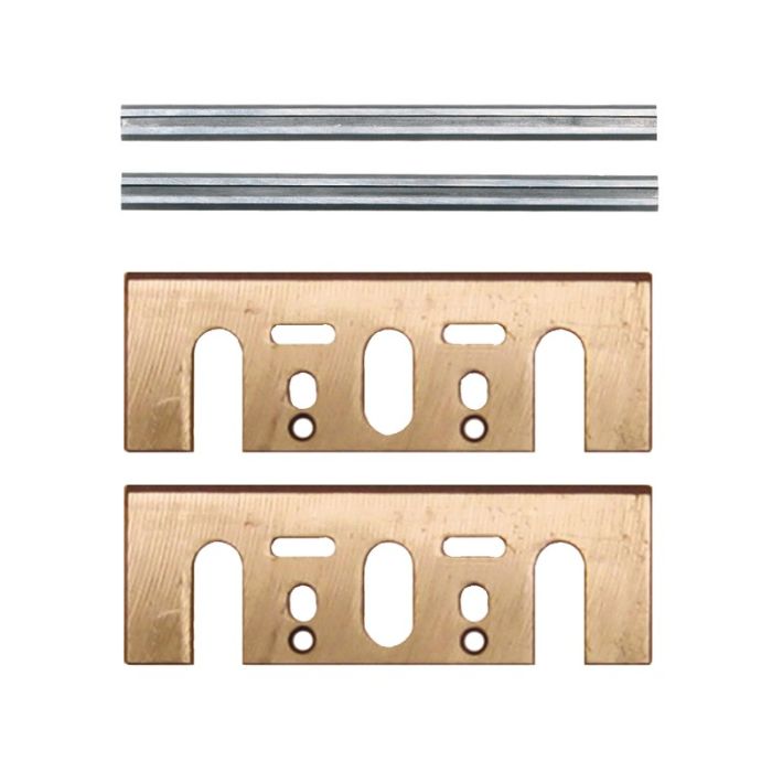 Cutite (2 reversibile + 2 HSS) pentru rindea Makita, 82mm, 4 bucati