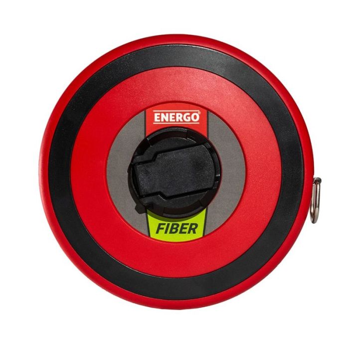 Ruleta FIBER banda fibra sticla L-20m latime 12.5mm carcasa inchisa si manivela ENERGO