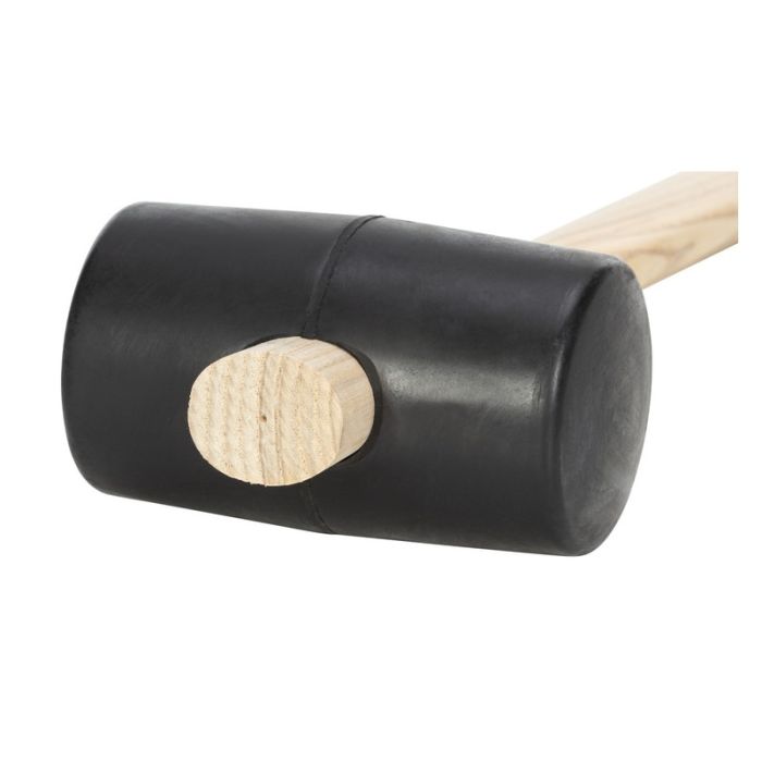 Picard - Ciocan cu cap de cauciuc cu maner din lemn, 800 g [2510711-3]