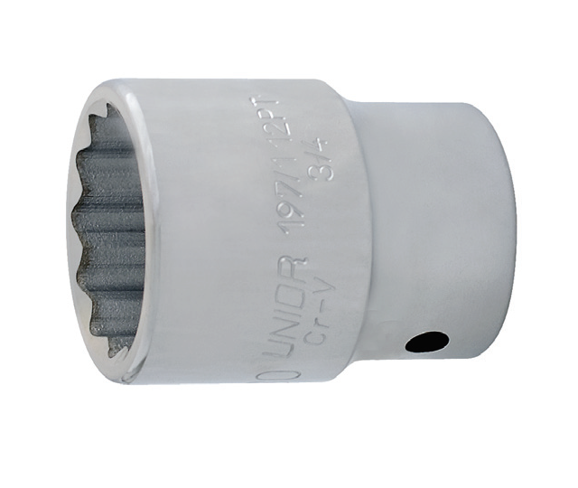 Cap cheie tubulara Unior, 12 laturi, 3/4", 60mm