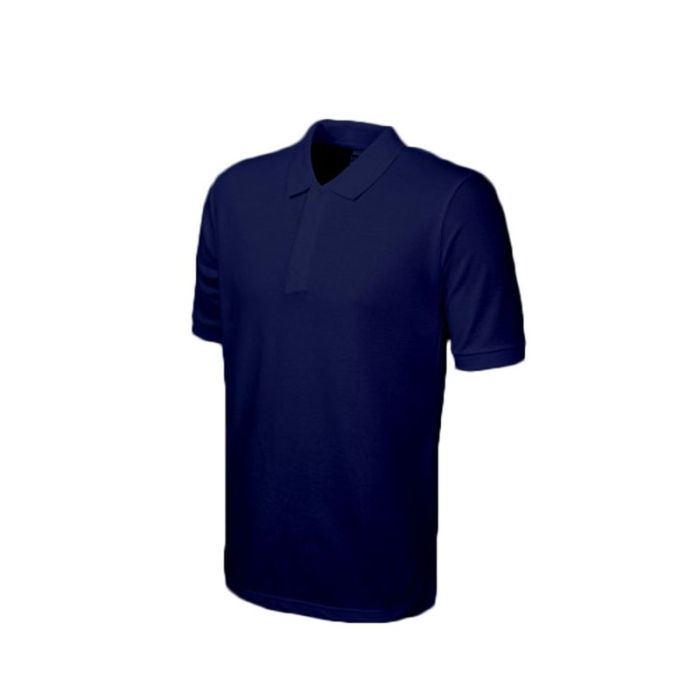 Tricou polo CONFORT marimea M albastru marin bumbac 190g/mp ENERGO