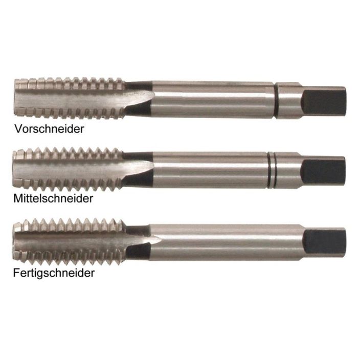 Set tarozi de mana Forum, HSS DIN2184, preliminar/intermediar/final, UNC 1/2"-13, 3 piese