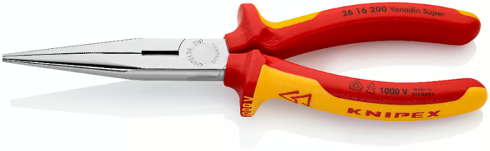 Cleste cu varf semirotund Knipex 200 mm VDE