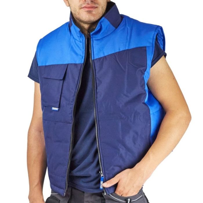 Vesta iarna ELITE marimea XXXL albastru marin/albastra poliester cu fleece ENERGO