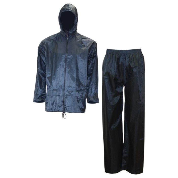 Costum impermeabil ATLANTIS marimea XXL din PVC/poliester albastru marin ENERGO