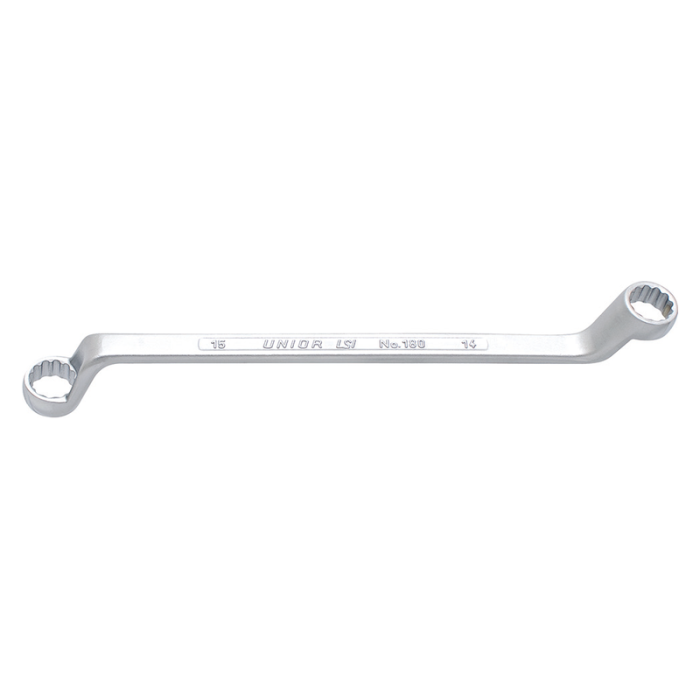 Cheie inelara dublu cotita Unior 180/1, 25x28mm