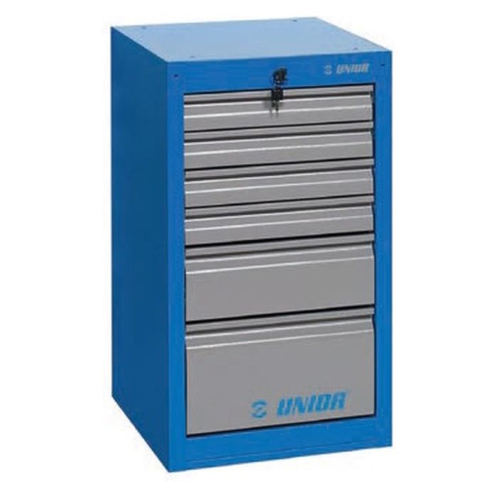 Dulap ingust Unior 990ND6LC100, 6 sertare, 475x650x870mm
