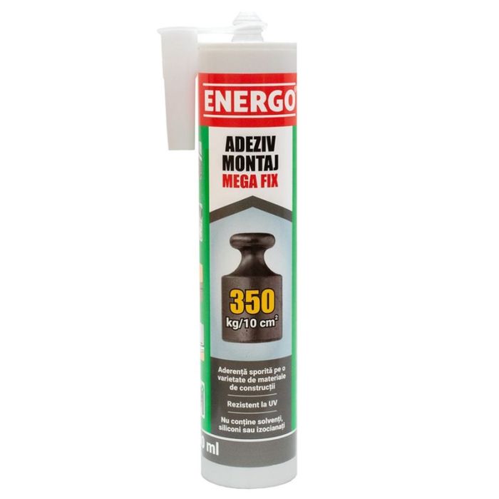 Adeziv montaj mega fix alb 290 ml ENERGO