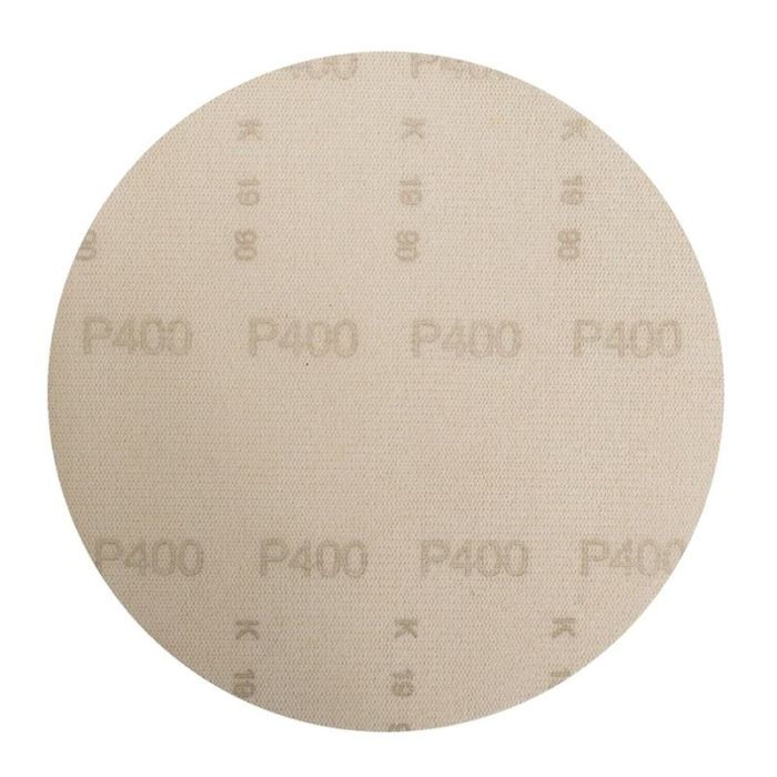 Disc abraziv autoadeziv INTENSIV tip sita D-150mm granulatie R 400 carbura siliciu vopsea/lac/chit lemn glet ENERGO
