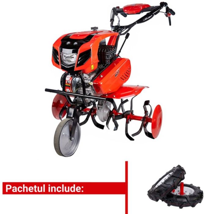 Motosapa 7cp h77 + roti cauciuc ENERGO