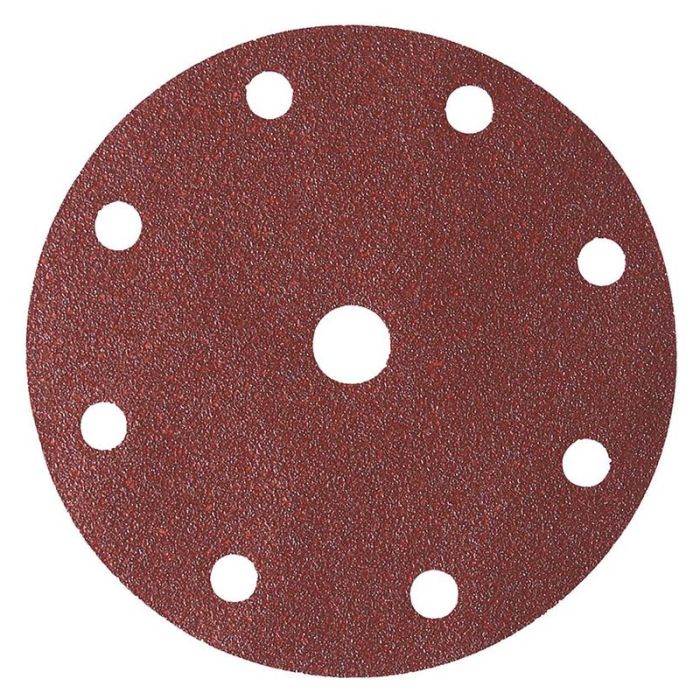 Disc abraziv corindon Forum, velcro, 8 gauri, 150mm, G120, 100 bucati
